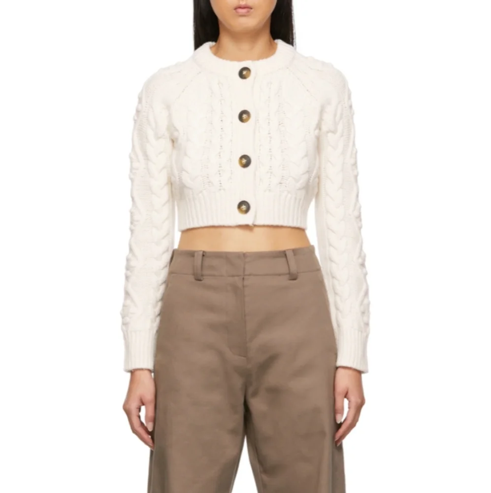 Loulou studio cropped cardigan - Picture 9 of 13